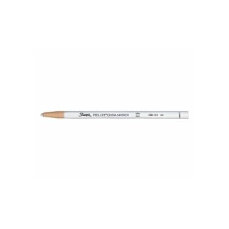 Sharpie China Marker, Bullet Tip, White, 12PK 652-02060