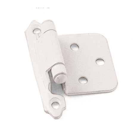 Tool Time No Inset Self Closing Hinge, White TO1630299