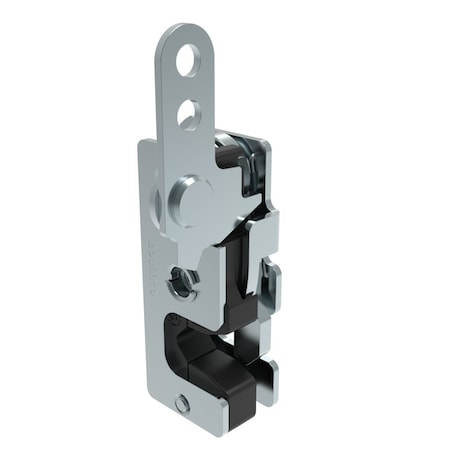 Southco Rotary Push To Close Latch, Small Size, Single Stage, with Integrated Bumper In-Line Lever R4-10-21-205-10