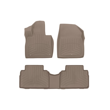 Weathertech Tan, Front and Rear FloorLiner HP 451485-1-2IM