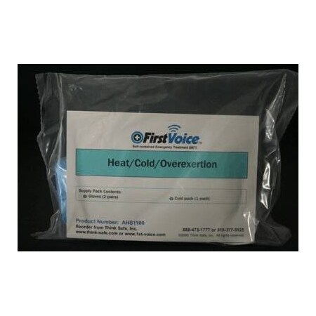First Voice Heat/Cold/Overexertion Replacement Pack AHS1100