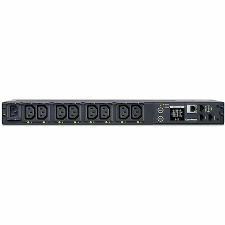 Cyberpower PDU, Switched, Rack Mounted, IEC 320 C13, IEC-320 C14, 10 ft., Black PDU41004
