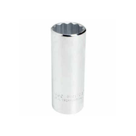 Proto Torqueplus Deep Sockets, 1/2 in Drive, 1 1/8 in Opening, 12 Points 577-5336