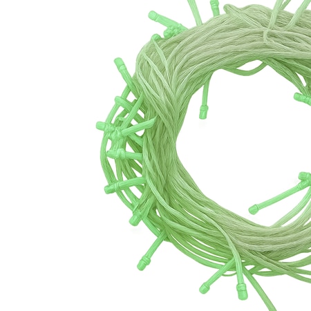 Elegani 100 LED Green String Lights - 32ft Black Wire, 8 Lighting Modes, Indoor/Outdoor Plug-In PH-SX-100-Grn