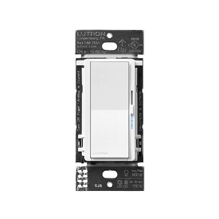 Lutron LED+ Dimmer with Night Mode DVCLN-153P-WH
