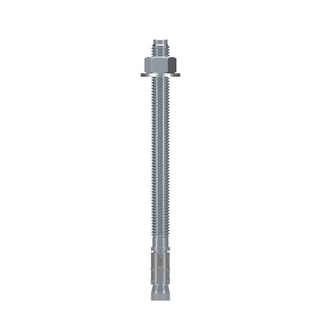 Simpson Strong-Tie Strong-Bolt 2 Wedge Anchor, 1/2 in Dia, 7 in OAL, Carbon Steel, Zinc STB2-50700P1