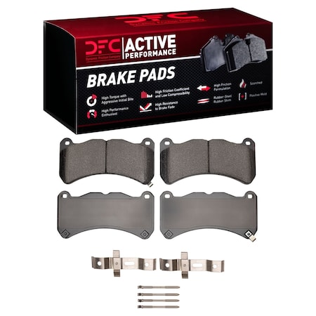 Dfc Active Performance Disc Brake Pad Set, 1115-1365-01