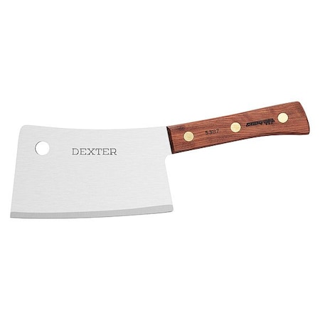 Dexter Russell Meat Cleaver, 7 in Blade, Rosewood Handle 08070