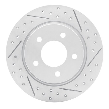 Dynamic Friction Co DFC Geoperformance Rotor - Drilled and Slotted 830-80040R
