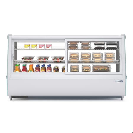 Koolmore 48 in. Self-Service Countertop Display Refrigerator in White CDC-250-WH