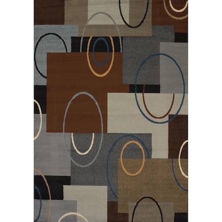 United Weavers 5 ft. 3 in. x 7 ft. 6 in. Manhattan Oshi Area Rug, Brown 940 39950 69