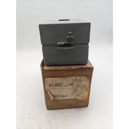 Westinghouse 3-Phase Manual Motor Starter Enclosure Gray NEMA Type 1 B100S1CA