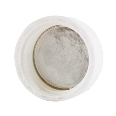 Berry Plastics Replacement Polypropylene Vial Caps, 22mm Metal Foil Lined Plastic Screw Caps, White, 1000PK 131000