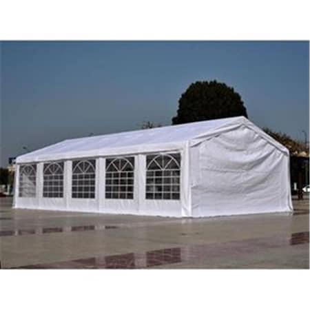 Grilltown 16 x 32 ft. Outdoor Gazebo Carport Tent, White GR3115992