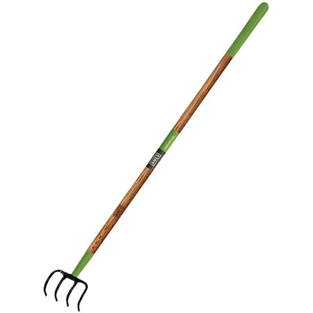 Ames Forged Cultivator, 5 in W, 5712 in L, 334 in L Tine, 4 Tine, Hardwood Handle 2853600