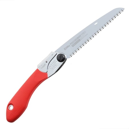Silky Saws Folding Hand Saw, Straight Blade, 6-7/10 in L Blade, 14-7/10 in Tool L 346-17
