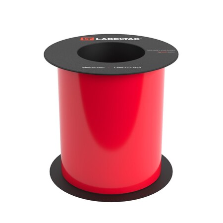 Labeltac High Performance 10-Year Vinyl Supply 6in x 75ft LT9, Red LT604HP-C