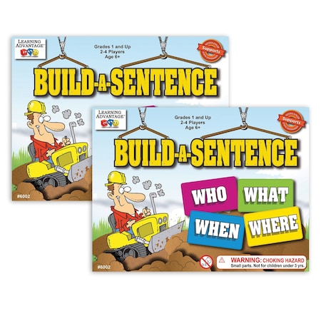 Learning Advantage Build-A-Sentence Game, 2PK 6002