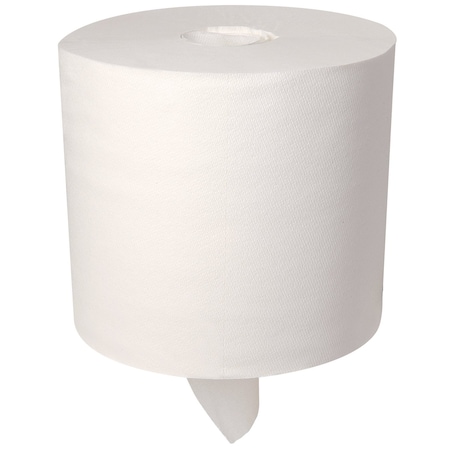 Georgia-Pacific Sofpull Center Pull Paper Towels, 1 Ply, 567 Sheets, 700 ft, White, 4 PK 28143