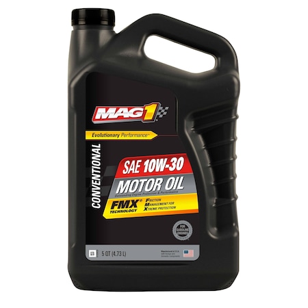 Mag 1 Motor Oil, 10W-30, Conventional, 5 Qt. MAG62939