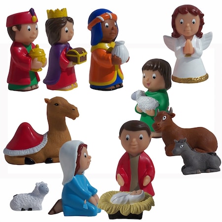 Get Ready Kids Nativity Set, 5in., 12-Piece Set 619