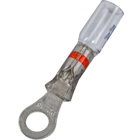 Auveco Crystal Clear Seal Ring Terminals - 22-18 Awg #10 Stud, 15PK 22964