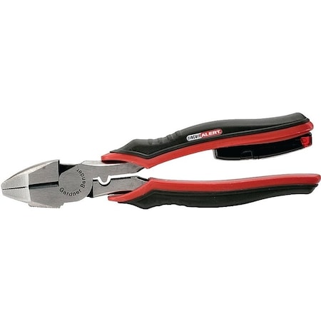 Gardner Bender Lineman's Plier, 9 in OAL, 118 in Jaw Opening, Red Handle, ComfortGrip Handle, 114 in W Jaw GPT-90