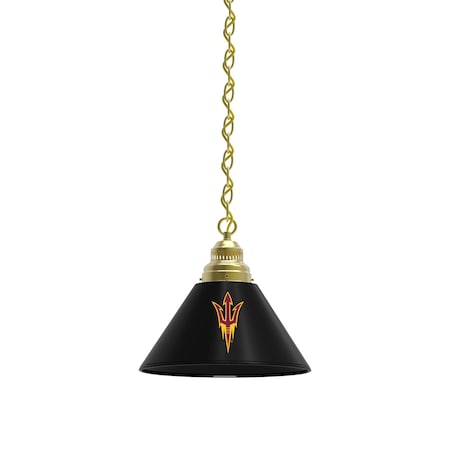 Holland Bar Stool Co Arizona State Pendant Light, Brass Fixture, Pitchfork BL1BRArizSt-F