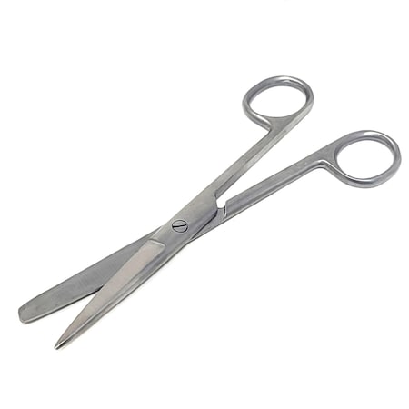 A2Z Scilab Lab Scissors 6.5 inches Sharp/Blunt Straight Blades, Stainless Steel A2Z-ZR-105S