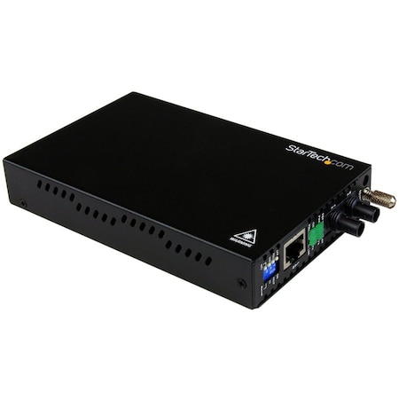 Startech.Com ETHERNET TO ST MM FIBER MEDIA CONVERTER ET90110ST2