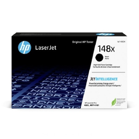 Hp 148X (W1480X) Black Original LaserJet Toner Cartridge (9,500 Yield) W1480X