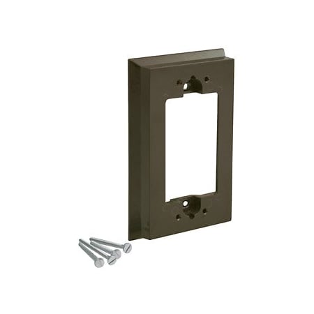 Leviton Decora Shallow Wallbox Extender for GFCI, Ivory 6197-I