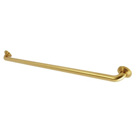 Kingston Brass 42" x 1-1/4" O.D. Brass ADA Grab Bar, Brushed Brass DR214427