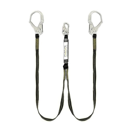 Frontline Oil and Gas 6' Double Leg Lanyard with Rebar Hooks LIS62RDL