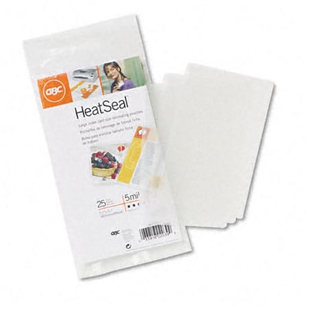 Quartet HeatSeal Laminating Pouches  5mm  5-1/2 x 3-1/2, 25PK 3202002