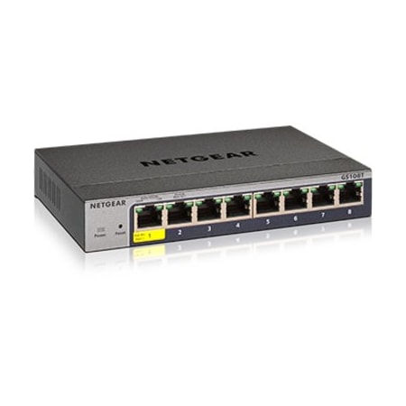 Netgear GS108TV3 8-PORT GIGABIT ETHERNET SMART MANAGED PRO SWITCH IS CLOUD-ENABL GS108T-300NAS