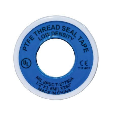 Weld-On White 1/2 in. W X 260 in. L Thread Seal Tape 80315