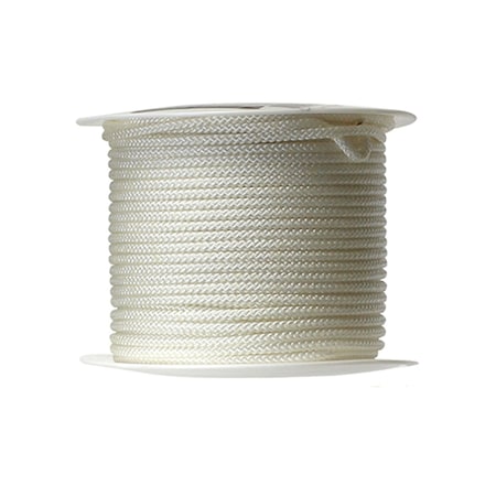 Wellington Koch Industries 11/64 in. D X 200 ft. L White Diamond Braided Nylon Rope 5570049