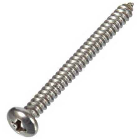 Hillman 823268 8 x 1.25 in. Stainless Sheet Metal Screw, 100PK 649442