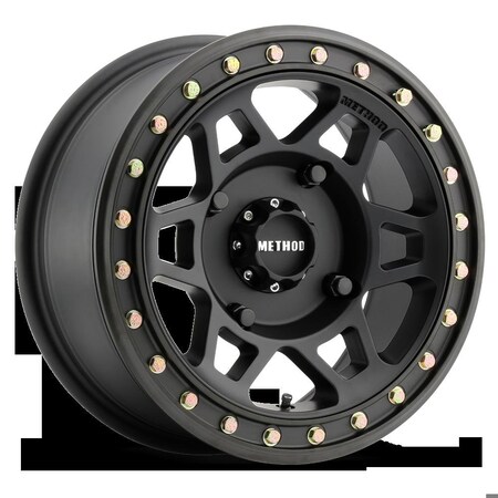 Method Race Wheels MR405 UTV BEADLOCK 15X7 5+2/+38MM O/S 4X136 MATTE BLACK W/ BH-H24100 MR40557047552B