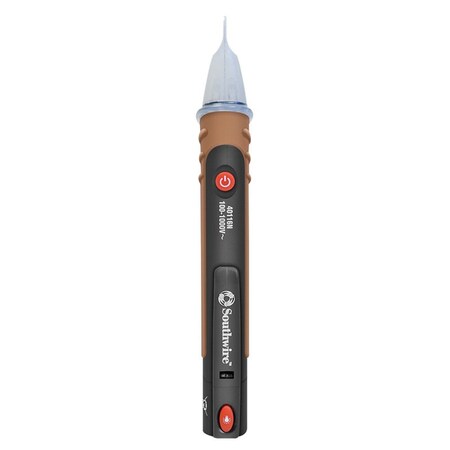 Southwire NCV Detector, Functions: AC Voltage, 100 to 600 VAC, LED Display 40116N
