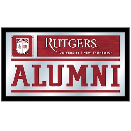 Holland Bar Stool Co Rutgers 26" x 15" Alumni Mirror MAlumRutger