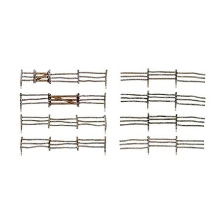 Thinkandplay HO Scale Log Fence Kit TH1803703