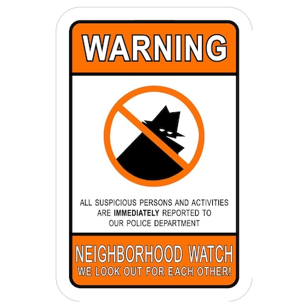 Sign Solutions Usa Traffic Sign, 12 in Width, Aluminum Sign, Vertical Rectangle DCS06HWT1218CUS00043