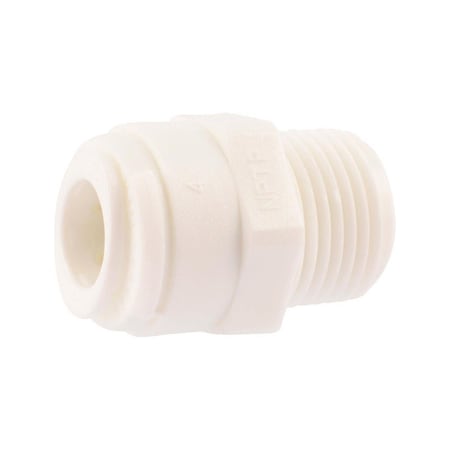 Sharkbite Push to Connect 0.37 x 0.37 in. Dia. MIP Threaded Adapter, 6PK 4808895