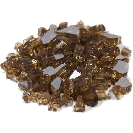 Dagan 0.25 in. Reflective Fire Glass, Copper TG-COPPER
