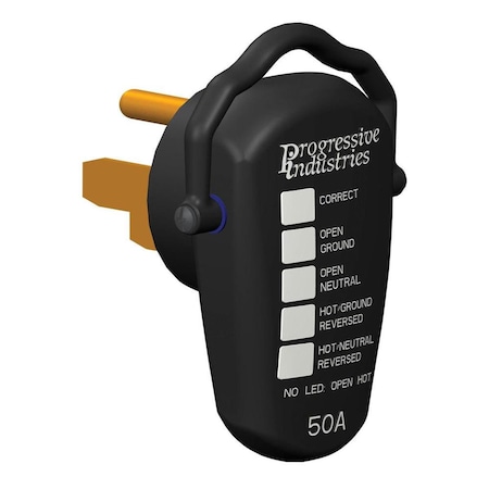 Progressive Progressive RRT50 50 Amp RV Receptacle Tester P6W-RRT50