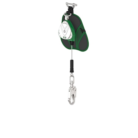 Msa Safety V-TEC(R) EDGE Self Retracting Lifeline, D-Ring, Steel, 1 Leg(s), 310 lb Weight Capacity VTLEG-021-PE-A