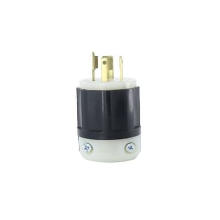 Leviton Industrial Grade Plug 30 Amp, 250 Volt/600 Volt 3431-GC