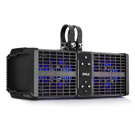 Pyle 11 in ATV/UTV Sound Bar, Waterproof Bluetooth UTV Speakers with Built-in Class D Amplifier, 2-Way PWPSB1103